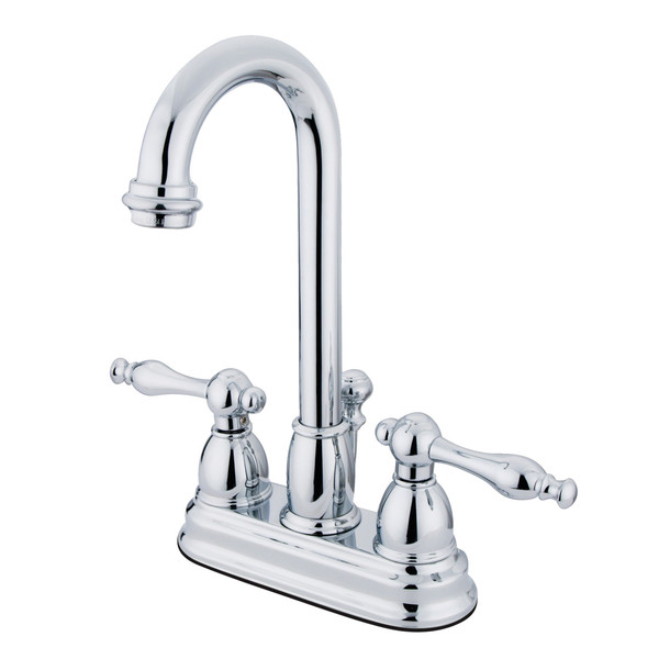Kingston Brass 4" Centerset Bathroom Faucet, Chrome KB3611NL